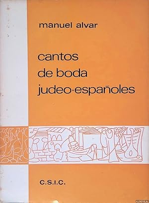 Seller image for Cantos de boda judeo-espaoles for sale by Klondyke