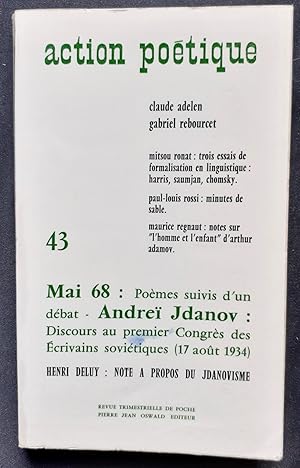 Image du vendeur pour Action potique n43, 2me trimestre 1970 - mis en vente par Le Livre  Venir