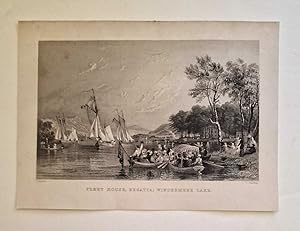 Seller image for Ferry House, Lake Windermere (1832 Engraving) for sale by Maynard & Bradley