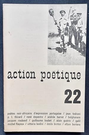 Action poétique n°22 octobre 1963.