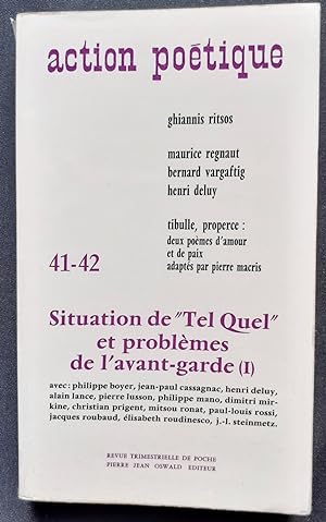 Bild des Verkufers fr Action potique n41-42, deuxime et troisime trimestres 1969 - zum Verkauf von Le Livre  Venir