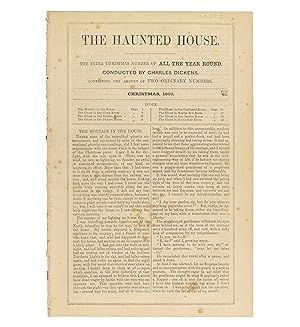 Bild des Verkufers fr [All the Year Round.] The Haunted House. Extra Christmas Number of All the Year Round. zum Verkauf von Jarndyce, The 19th Century Booksellers