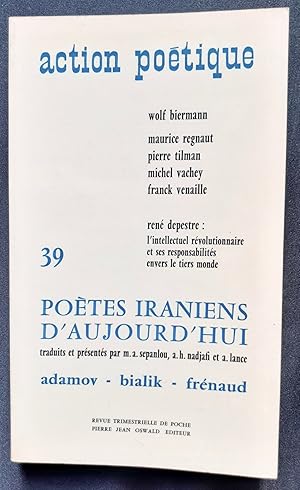 Seller image for Action potique n39, quatrime trimestre 1968 - for sale by Le Livre  Venir