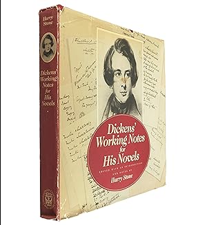 Bild des Verkufers fr [Selections and Adaptations.] Dickens' Working Notes for His Novels; edited with an introduction and notes by Harry Stone. zum Verkauf von Jarndyce, The 19th Century Booksellers