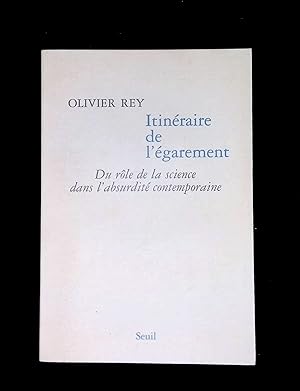 Seller image for Itinraire de l'garement for sale by LibrairieLaLettre2