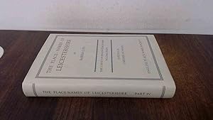 Imagen del vendedor de The Place-Names of Leicestershire, Vol LXXXIV 2006, Gartree Hundred a la venta por BoundlessBookstore