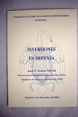 Imagen del vendedor de Inversiones en defensa a la venta por Alcan Libros