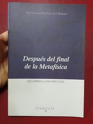 Imagen del vendedor de Despus del final de la metafsica a la venta por Librera Eleutheria