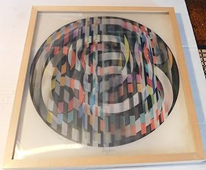 AN ORIGINAL AGAMOGRAPH INSCRIBED AND SIGNED BY THE ARTIST YACOV AGAM.