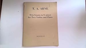 Bild des Verkufers fr Trio Sonata for Two Violins and Piano. zum Verkauf von Goldstone Rare Books