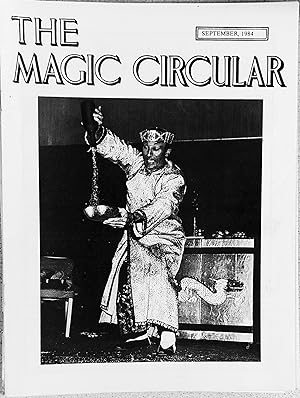 Imagen del vendedor de The Magic Circular September 1984 (Louis Ackerman on cover) / Bill Andrews "I Remember Mystic Craig" / W Irving Bishop - A Centenary Story / This Is Your Life - Louis Ackerman / Stephen Blood "Close-Up by Mark Leveridge" / Edwin Hooper "My Friend, Bill - William G Strickland, 1904-1984" a la venta por Shore Books