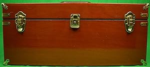 Abercrombie & Fitch Deluxe Mahogany Tackle Box w/ Royal Stewart Tartan Cover