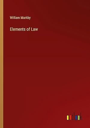 Bild des Verkufers fr Elements of Law zum Verkauf von moluna