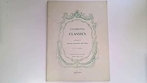 Bild des Verkufers fr Celebrated Classics arranged for Descant Recorder and Piano. zum Verkauf von Goldstone Rare Books