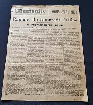 L'Humanité - Novembre 1942