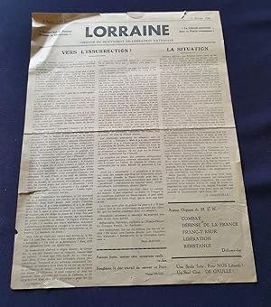 Lorraine - Journal clandestin - N.17 - 15 Février 1944