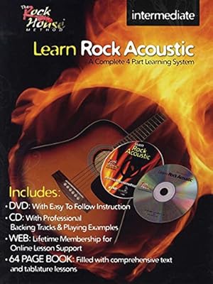 Bild des Verkufers fr Learn Rock Acoustic Intermediate [With CDWith DVD] (Rock House Method): A Complete 4-Part Learning System zum Verkauf von WeBuyBooks