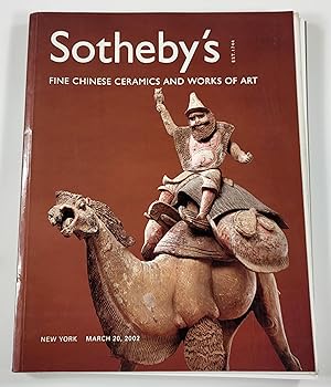 Sotheby's: Fine Chinese Ceramics and Works of Art. New York: March 20, 2002