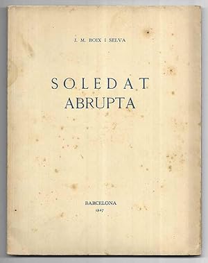 Soledat Abrupta poesia 1937