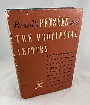 Imagen del vendedor de Pensees and The Provinicial Letters a la venta por Lost Paddle Books, IOBA