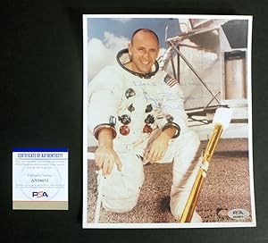 Seller image for Alan Bean Signed & PSA Certified White Spacesuit Photo for sale by Bookcharmed Books IOBA