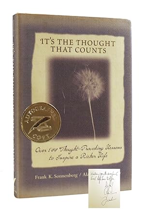 Seller image for IT'S THE THOUGHT THAT COUNTS SIGNED for sale by Rare Book Cellar