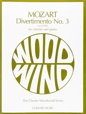 Seller image for Divertimento No 3 from K.439B: For Clarinet and Piano for sale by WeBuyBooks