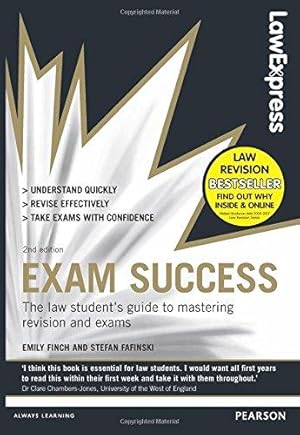 Bild des Verkufers fr Law Express: Exam Success (Revision Guide): Exam Success (Revision Guide) zum Verkauf von WeBuyBooks