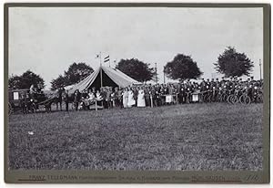 Fotografie Franz Tellmann, Mühlhausen i. Th., Rotkreuz Schwestern, Samariter Verein Berliner Radf...