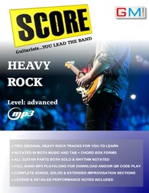 Bild des Verkufers fr Score - Guitarists You Lead The Band!: Heavy Rock Play Along: Volume 2 (SCORE PLAY ALONG SONGS FOR GUITARISTS) zum Verkauf von WeBuyBooks