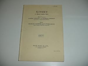 Bild des Verkufers fr Kismet : A Musical Arabian Night Vocal Score zum Verkauf von WeBuyBooks