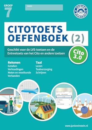 Bild des Verkufers fr Citotoets Oefenboek (2) groep 7: Geschikt voor de Entreetoets en LVS-toetsen van het Cito en andere toetsen (Deel 2, 2) zum Verkauf von WeBuyBooks