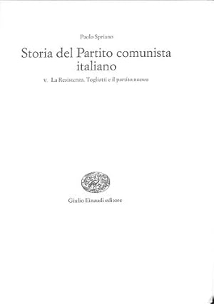 Seller image for Storia del Partito Comunista Italiano for sale by WeBuyBooks