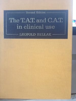 Image du vendeur pour T. A. T. and C.A.T. in Clinical Use mis en vente par WeBuyBooks