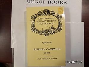 Image du vendeur pour Journal of the Russian Campaign of 1812 mis en vente par WeBuyBooks