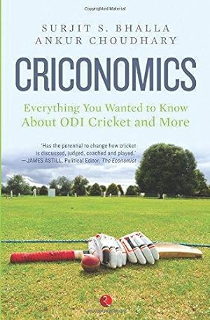 Bild des Verkufers fr Criconomics : Everything You Wanted to Know about Odi Cricket and More zum Verkauf von WeBuyBooks