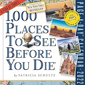 Bild des Verkufers fr 1000 PLACES TO SEE PAD 2022: A Year of Travel zum Verkauf von WeBuyBooks