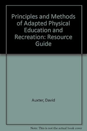 Seller image for Resource Guide (Principles and Methods of Adapted Physical Education and Recreation) for sale by WeBuyBooks