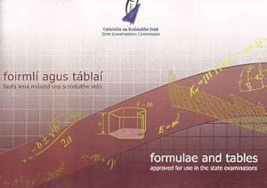 Seller image for MATHEMATICAL TABLES (Mathematical Tables: Faofa Lena N-ausaaid Sna Scrauduithe Staait / Formulae and Tables : Approved for Use in the State Examinations) for sale by WeBuyBooks