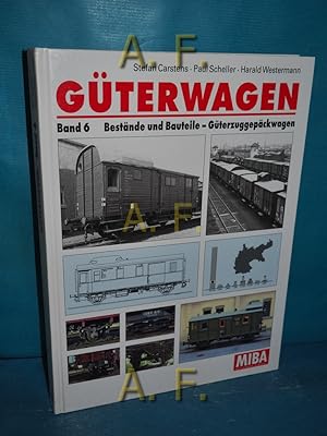 Bild des Verkufers fr Gterwagen, Band 6 : Bestnde und Bauteile - Gterzug-Gepckwagen. MIBA zum Verkauf von Antiquarische Fundgrube e.U.