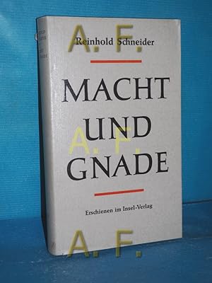 Bild des Verkufers fr Macht und Gnade : Gestalten, Bilder und Werte in der Geschichte zum Verkauf von Antiquarische Fundgrube e.U.