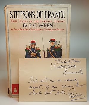 STEPSONS OF FRANCE. Autograph Postcard Signed by the Author Laid In.