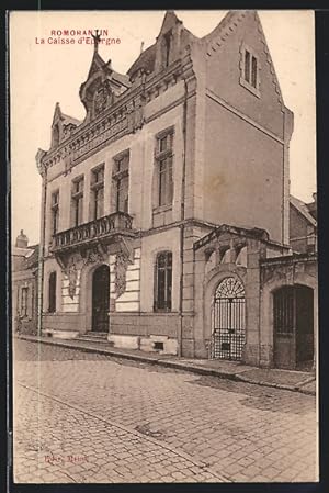 Carte postale Romorantin, La Caisse d`Epargne