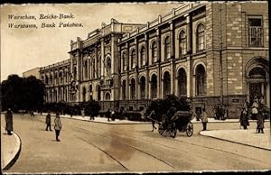 Ansichtskarte / Postkarte Warszawa Warschau Polen, Reichsbank