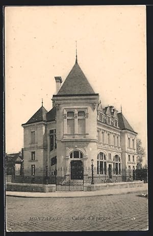 Carte postale Montargis, Caisse d`Epargne