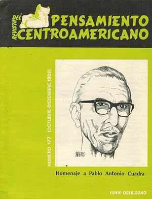 Bild des Verkufers fr Homenaje a Pablo Antonio Cuadra. Revista del Pensamiento Centroamericano, Nmero 177, Octubre-Diciembre 1982. zum Verkauf von La Librera, Iberoamerikan. Buchhandlung