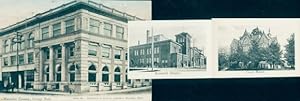 Leporello Ansichtskarte / Postkarte Manistee County Michigan USA, High School, Briny-Inn, Ramsdel...