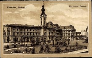 Ansichtskarte / Postkarte Warszawa Warschau Polen, Rathaus