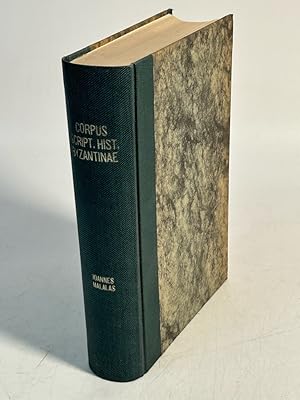 Imagen del vendedor de Corpus Scriptorum Historiae Byzantinae: Ioannis Malalae Chronographia. (= Editio Emendatior et Copiosior, Consilio B. G. Nieburgii C. F. Instituta, Auctoritate Academiae Litterarum Regiae Borissicae Continuata). a la venta por Antiquariat Bookfarm