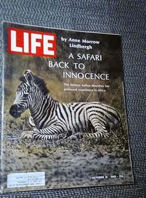 LIFE Magazine October 21, 1966 Anne Morrow Lindbergh Africa Safari